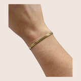 The Ella Snake Chain Bracelet